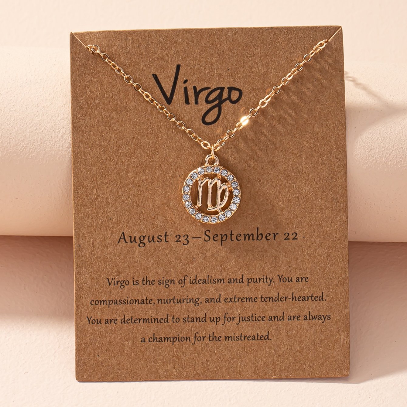 Colar com pingente das doze constelações do zodíaco