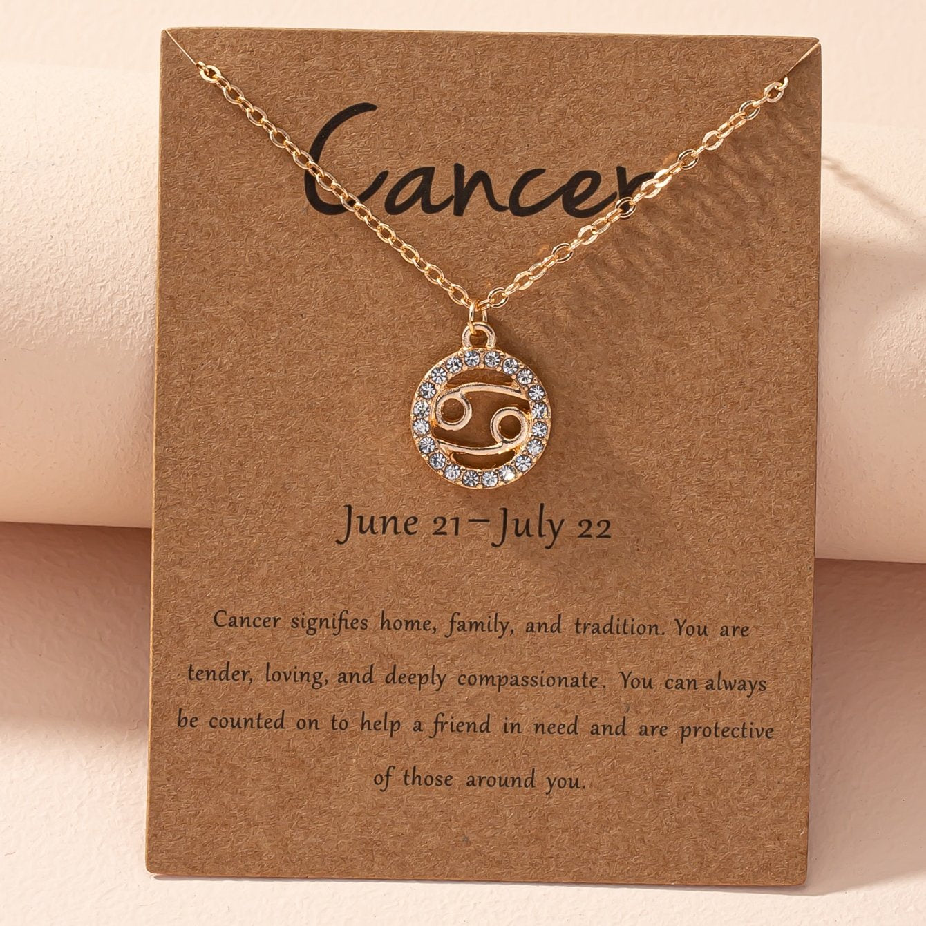 Colar com pingente das doze constelações do zodíaco