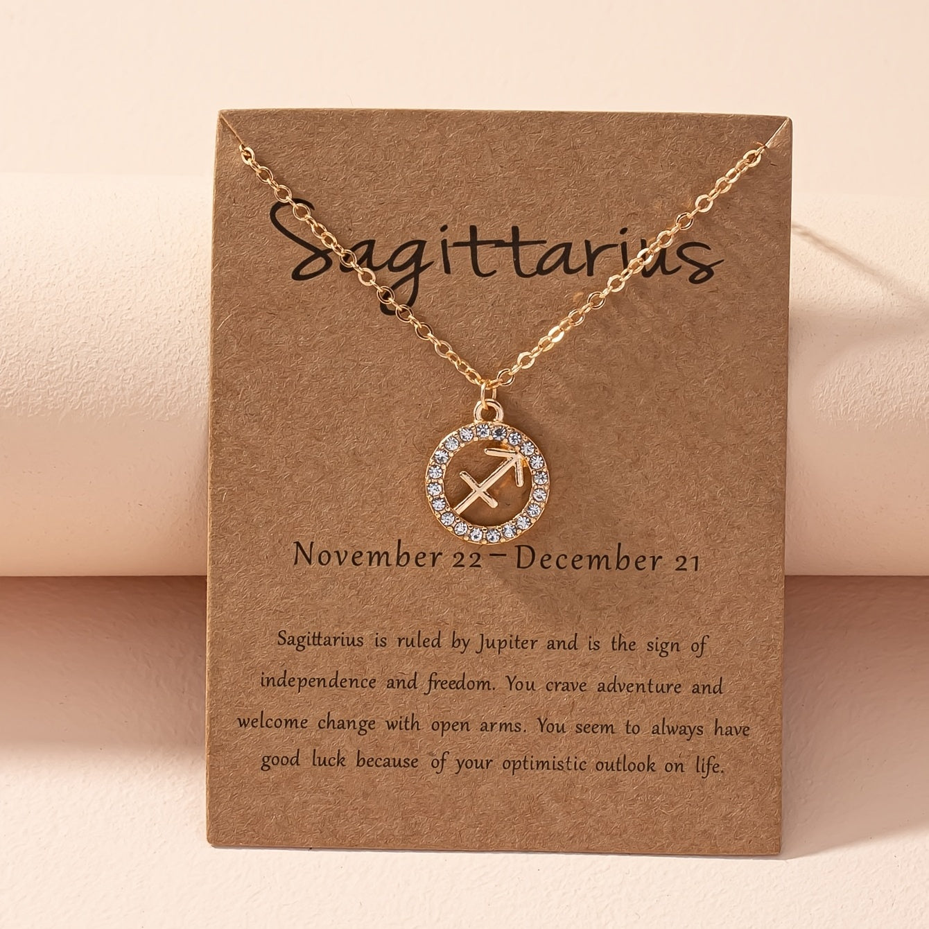 Colar com pingente das doze constelações do zodíaco